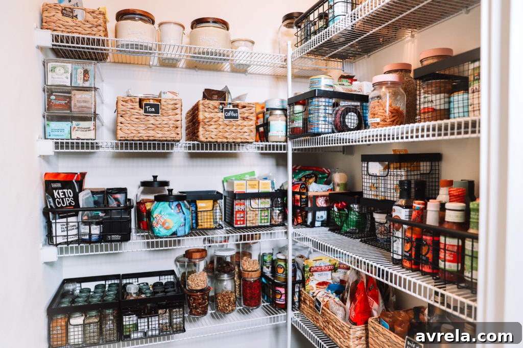 Kitchen Mastery The Art of Effortless Organization 5 Pantry before aesthetic upgrade
