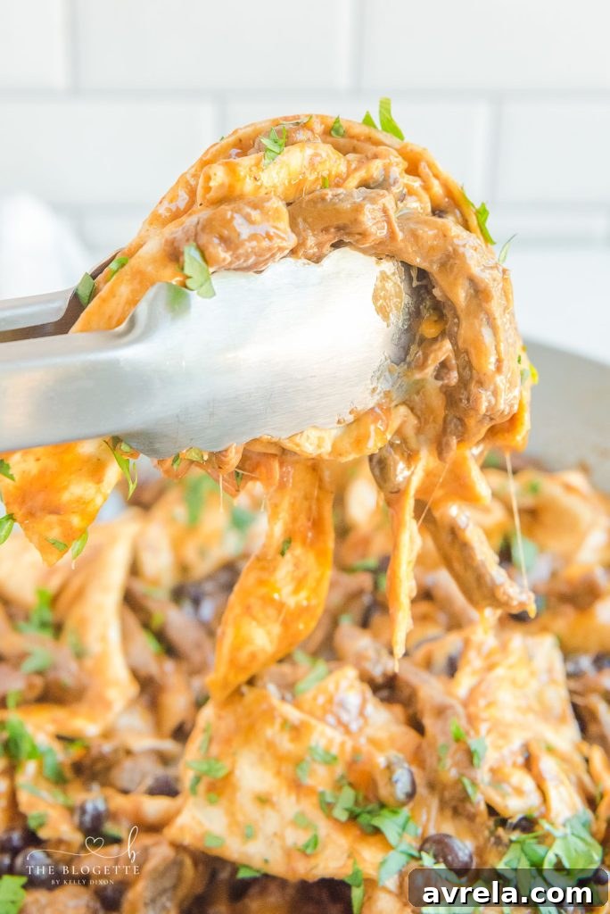 This 15-minute Burrito Skillet has sirloin steak, black beans, a creamy sauce, and tortillas all cooked in one skillet.