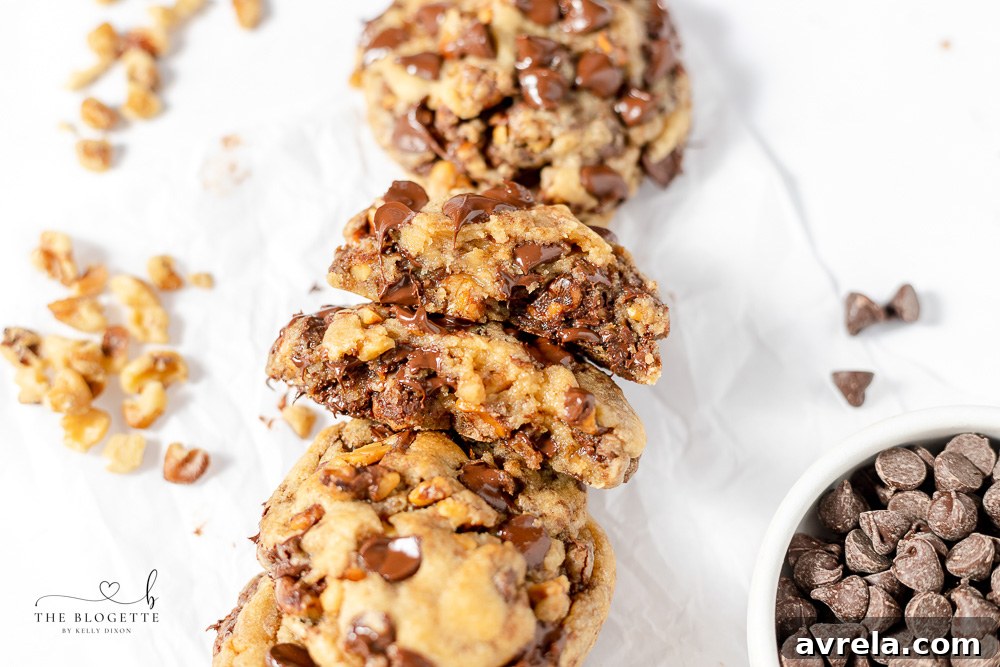 An array of fresh, high-quality ingredients laid out for making the best chocolate chip cookies.