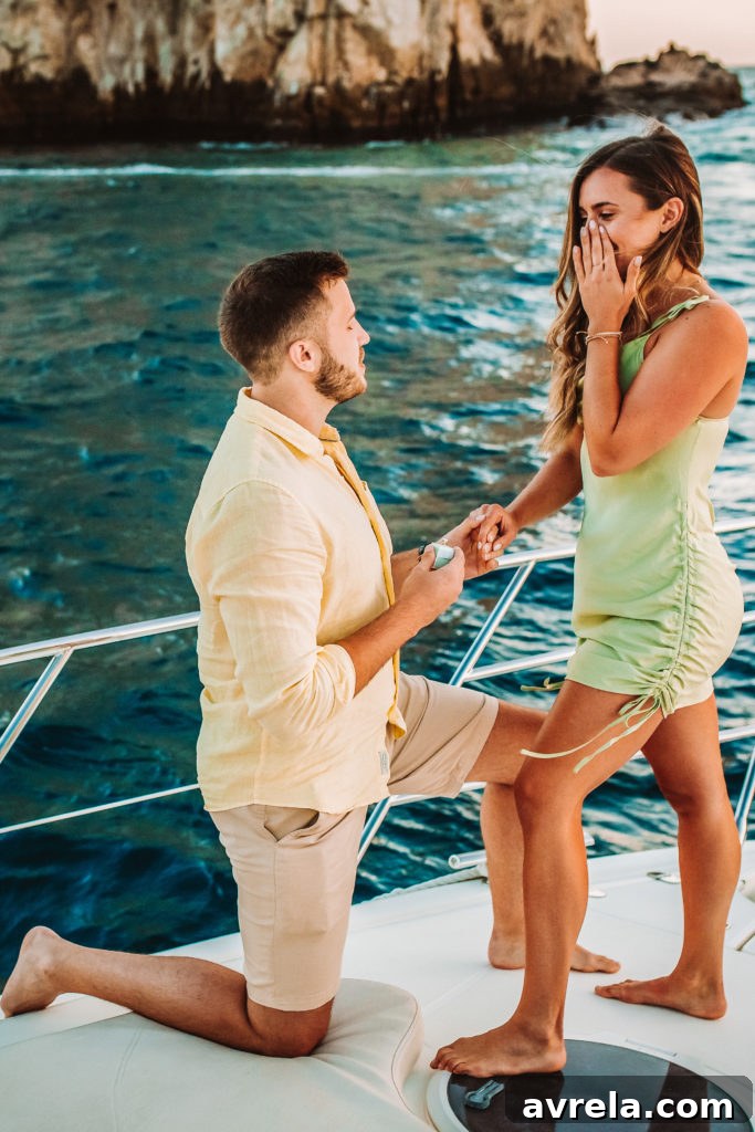 Married At Last Our Complete Wedding Journey 2 Newly engaged couple celebrating in Cabo, Mexico, symbolizing the start of their wedding journey