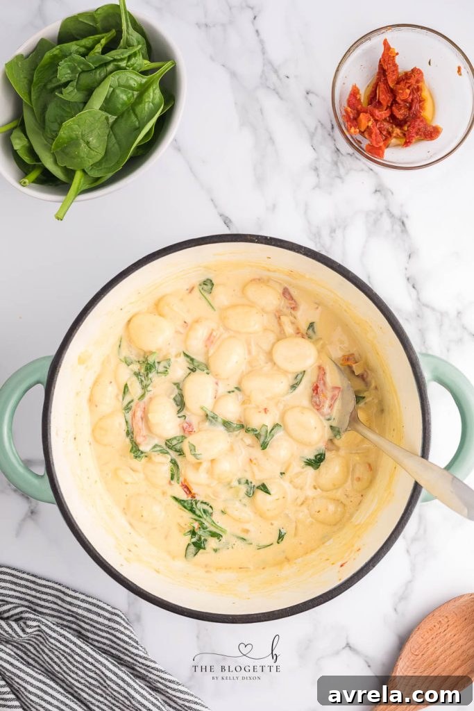 Creamy Tuscan Gnocchi