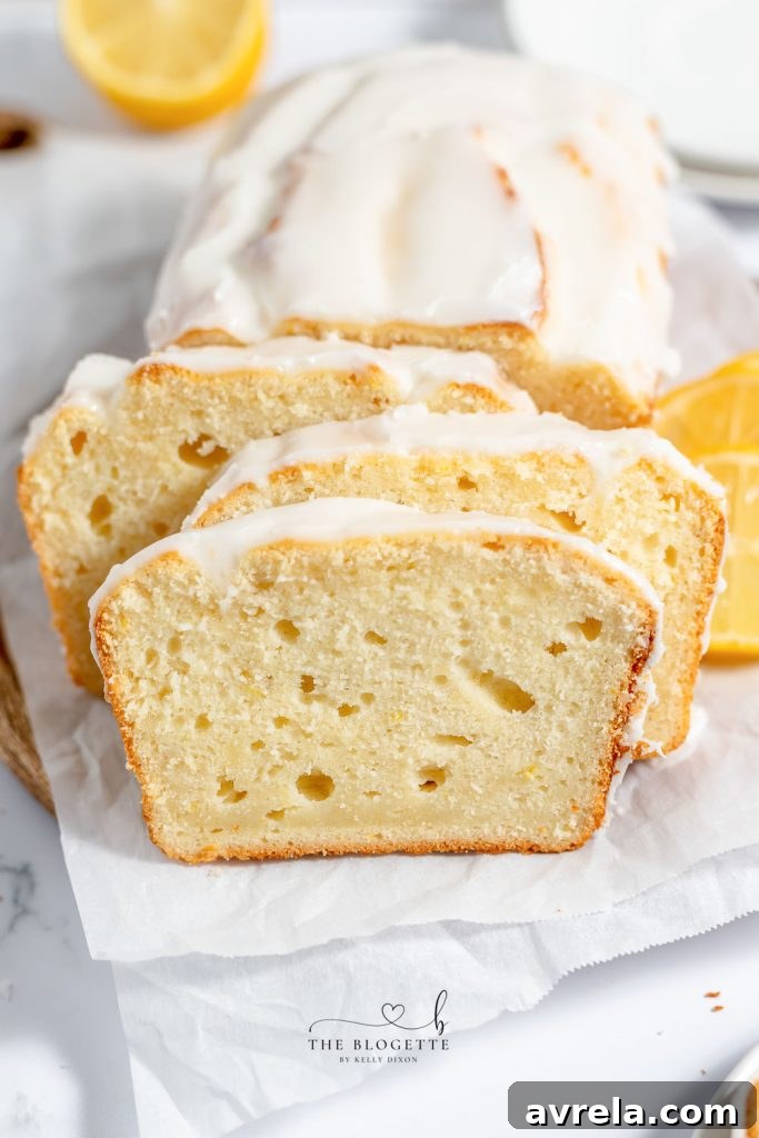 My easy Lemon Loaf is the perfect Starbucks copycat recipe! With simple easy-to-find ingredients, whip this deliciously soft lemon loaf with a creamy lemon glaze in just 1 hour.