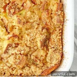 Delicious Overnight French Toast Casserole is perfect for a weekend breakfast or a holiday brunch! A sweet and filling crowd-pleaser.