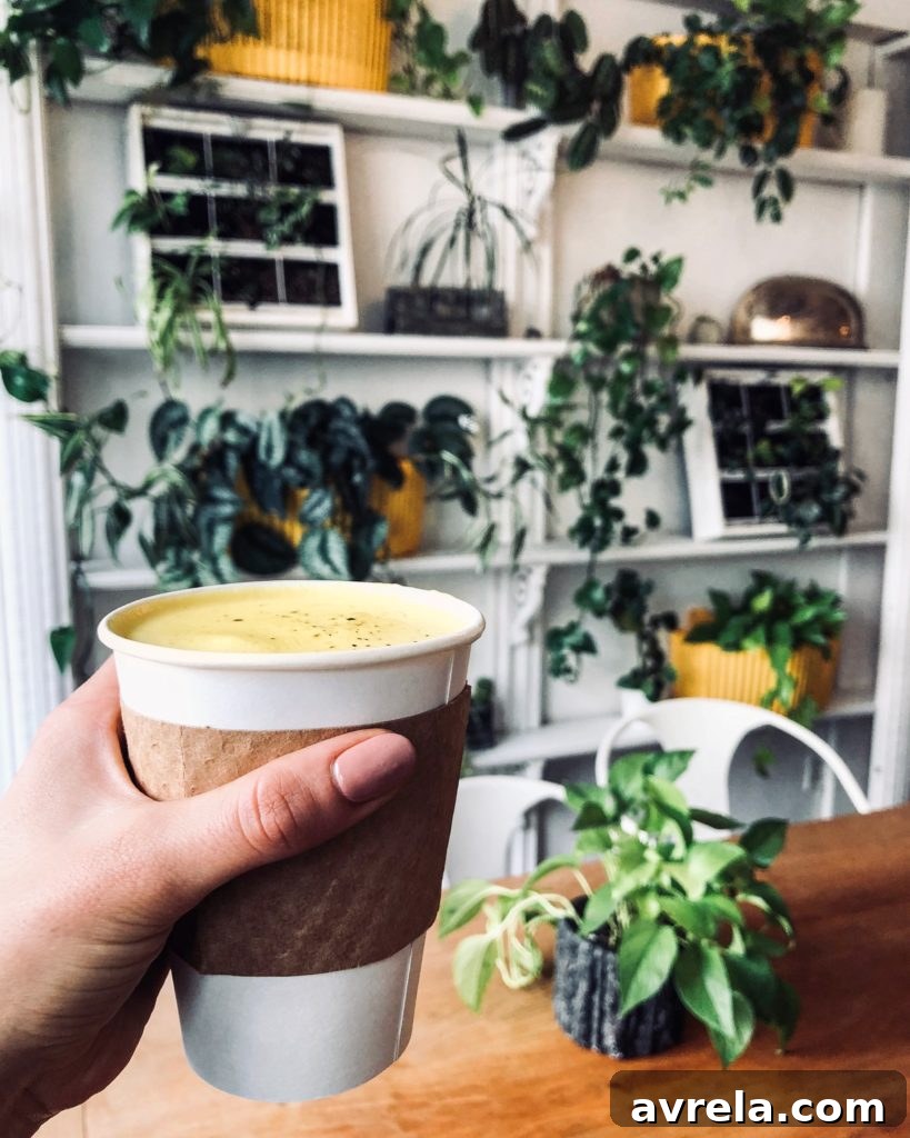 Matcha latte at Atulea