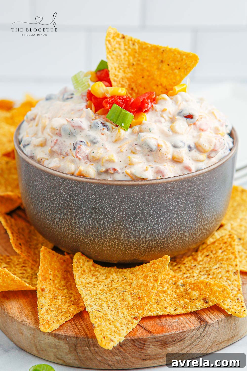 Zesty Fiesta Ranch Dip 7 Creamy Fiesta Ranch Dip is an addicting chip dip that everyone looks forward to at parties! Served with your favorite chips.