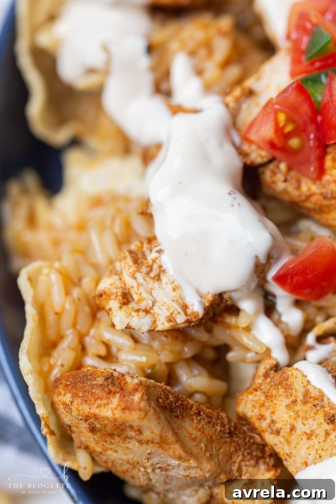 Cheesy Chicken and Rice