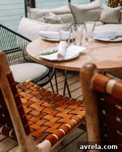 Elegant table setting at Little Beach House Malibu, with views of the ocean.