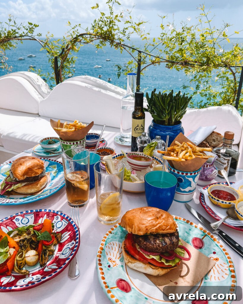 Capri Amalfi Positano A Magical Journey 15 Exquisite lunch by the pool at Le Sirenuse