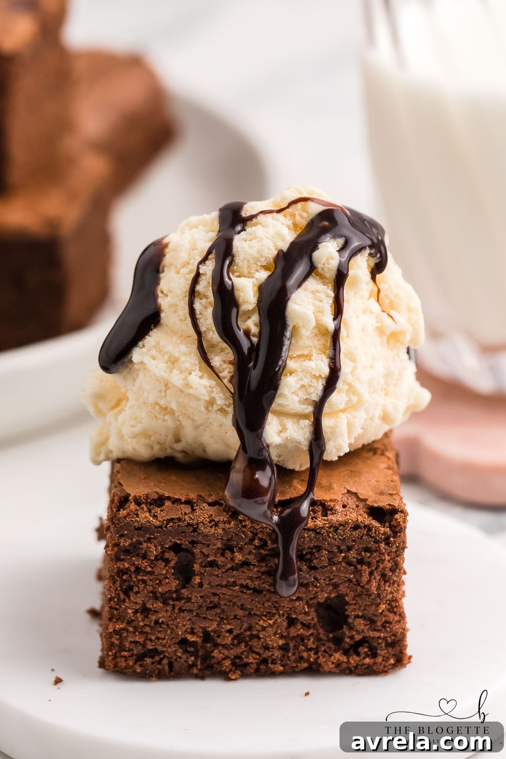The secret to these amazing Homemade Brownies is beating the egg and sugar before incorporating them with the remaining ingredients.