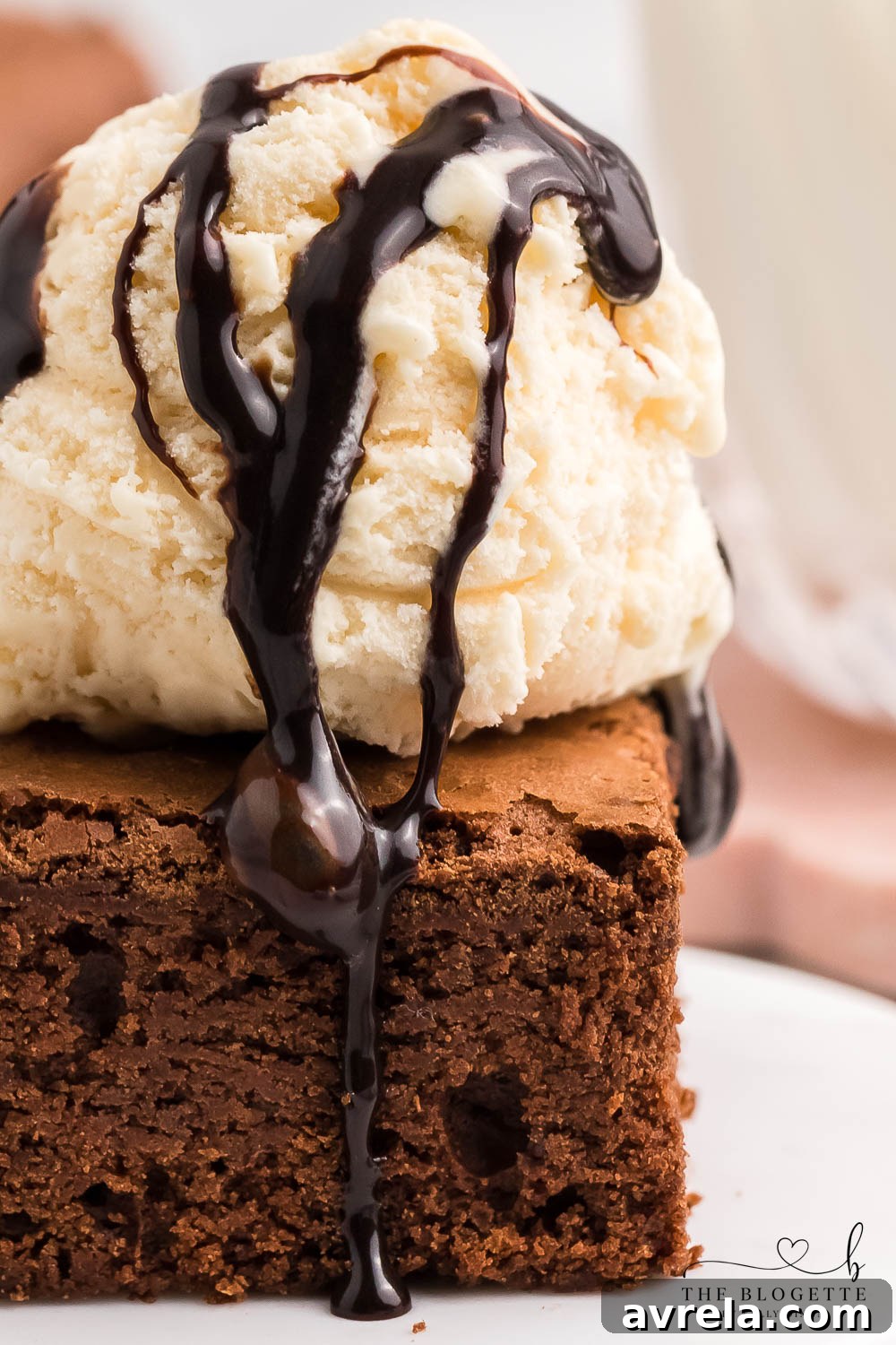 The secret to these amazing Homemade Brownies is beating the egg and sugar before incorporating them with the remaining ingredients.