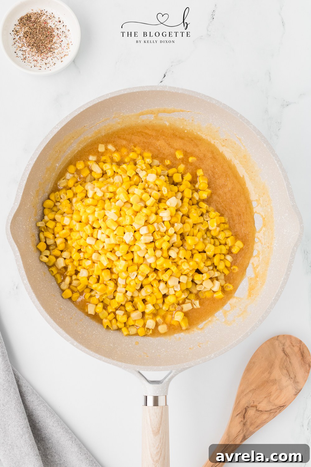 Corn in a skillet