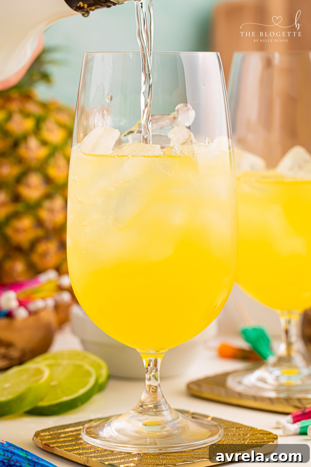 Island Berry Bliss 6 Add Malibu Rum