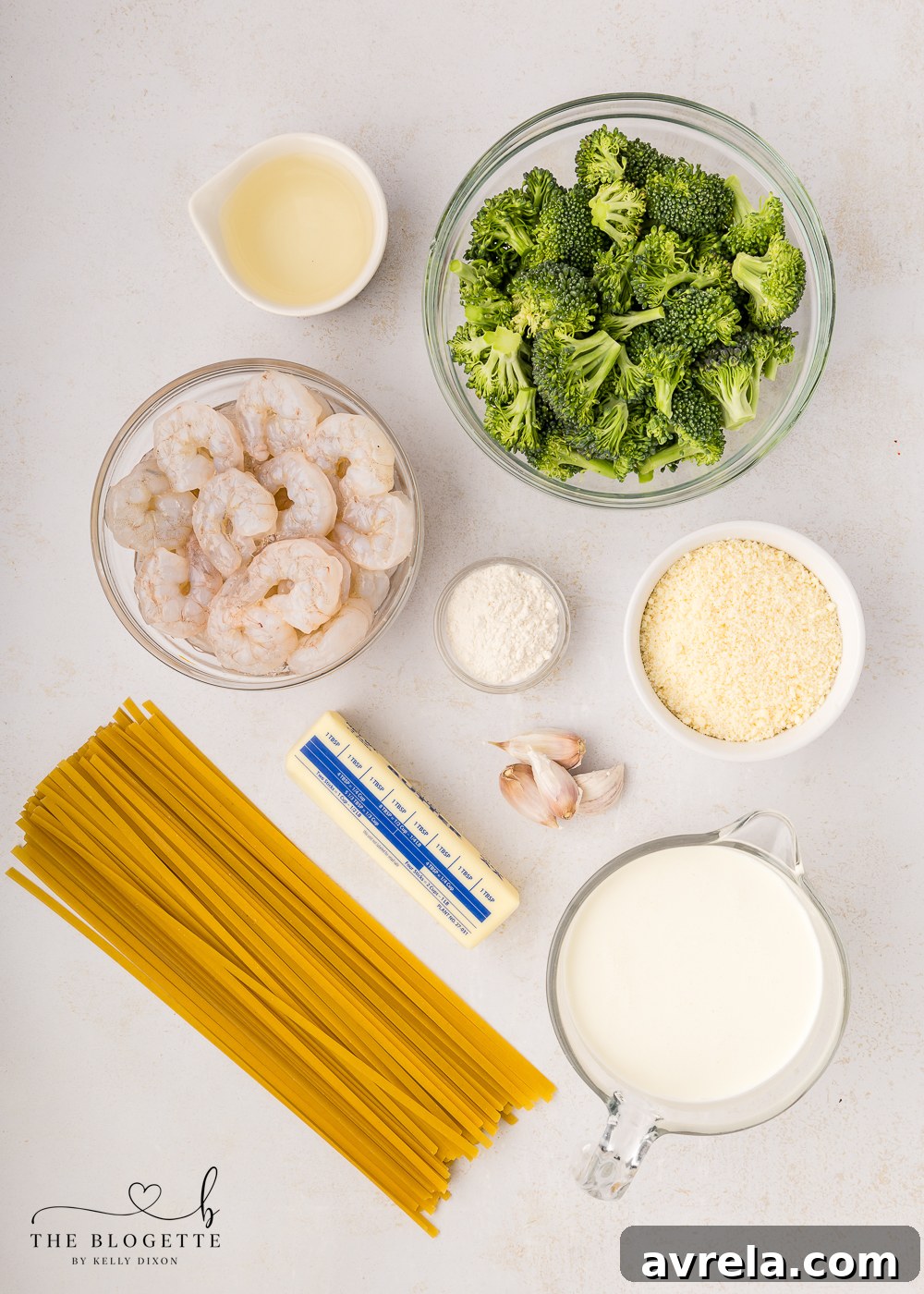 Creamy Shrimp Alfredo 4 Ingredients