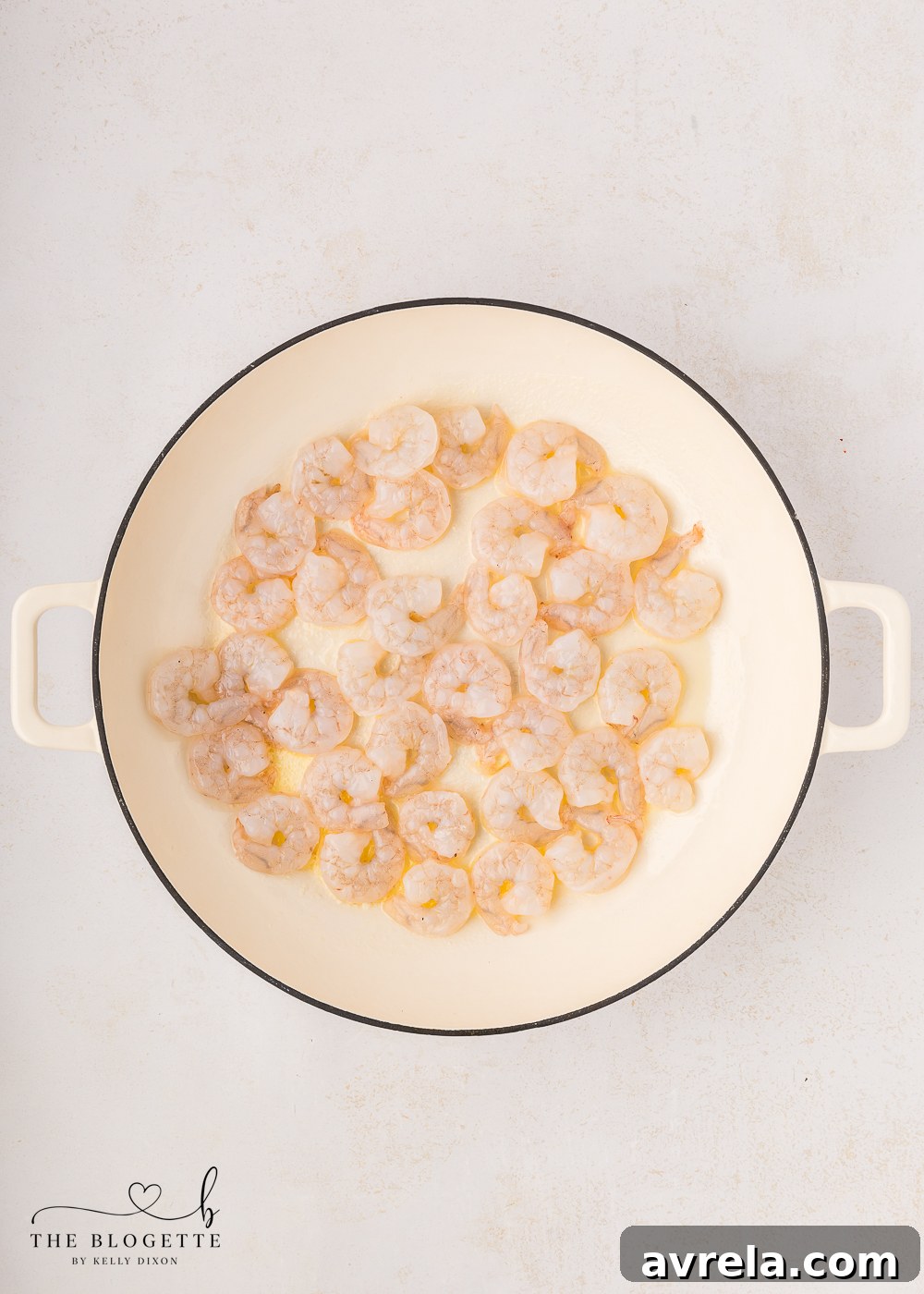 Creamy Shrimp Alfredo 5 Add the shrimp and cook until pink