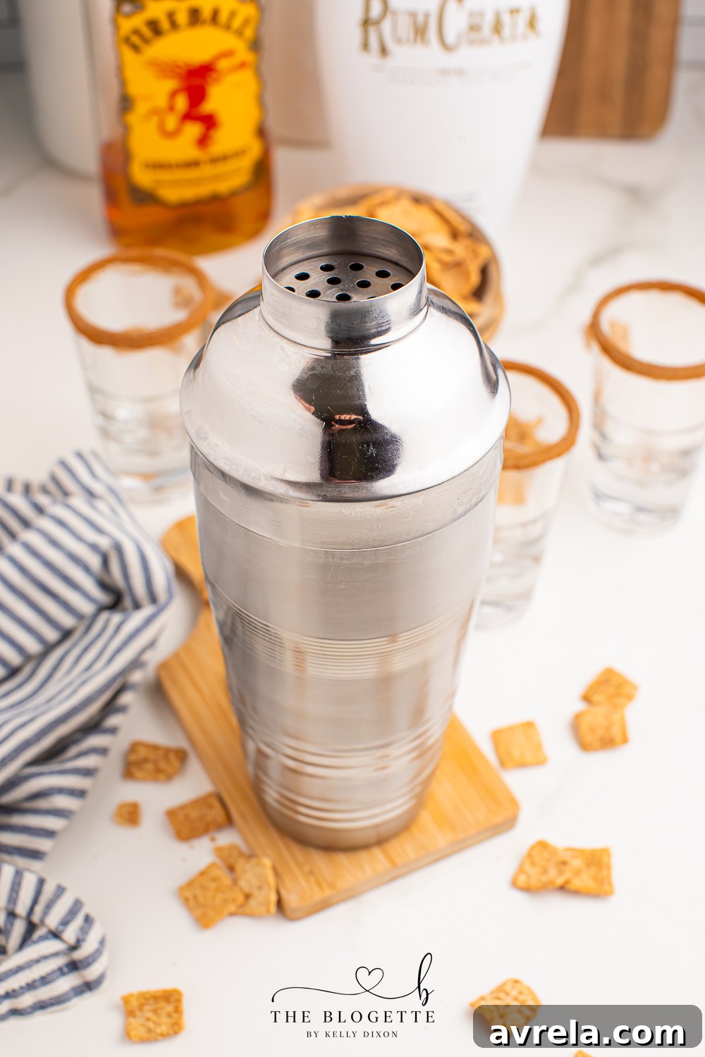 Toasted Spice Shooter 5 cocktail shaker for Cinnamon Toast Shots