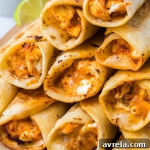 How to make Chicken Taquitos! Gooey cheese and savory chicken with Mexican spices all rolled up in a crispy tortilla.