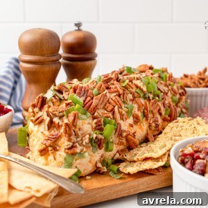15 Minute prep creamy Cheese Log is the EASIEST and most impressive appetizer! Perfect appetizer for all your special occasions and parties!