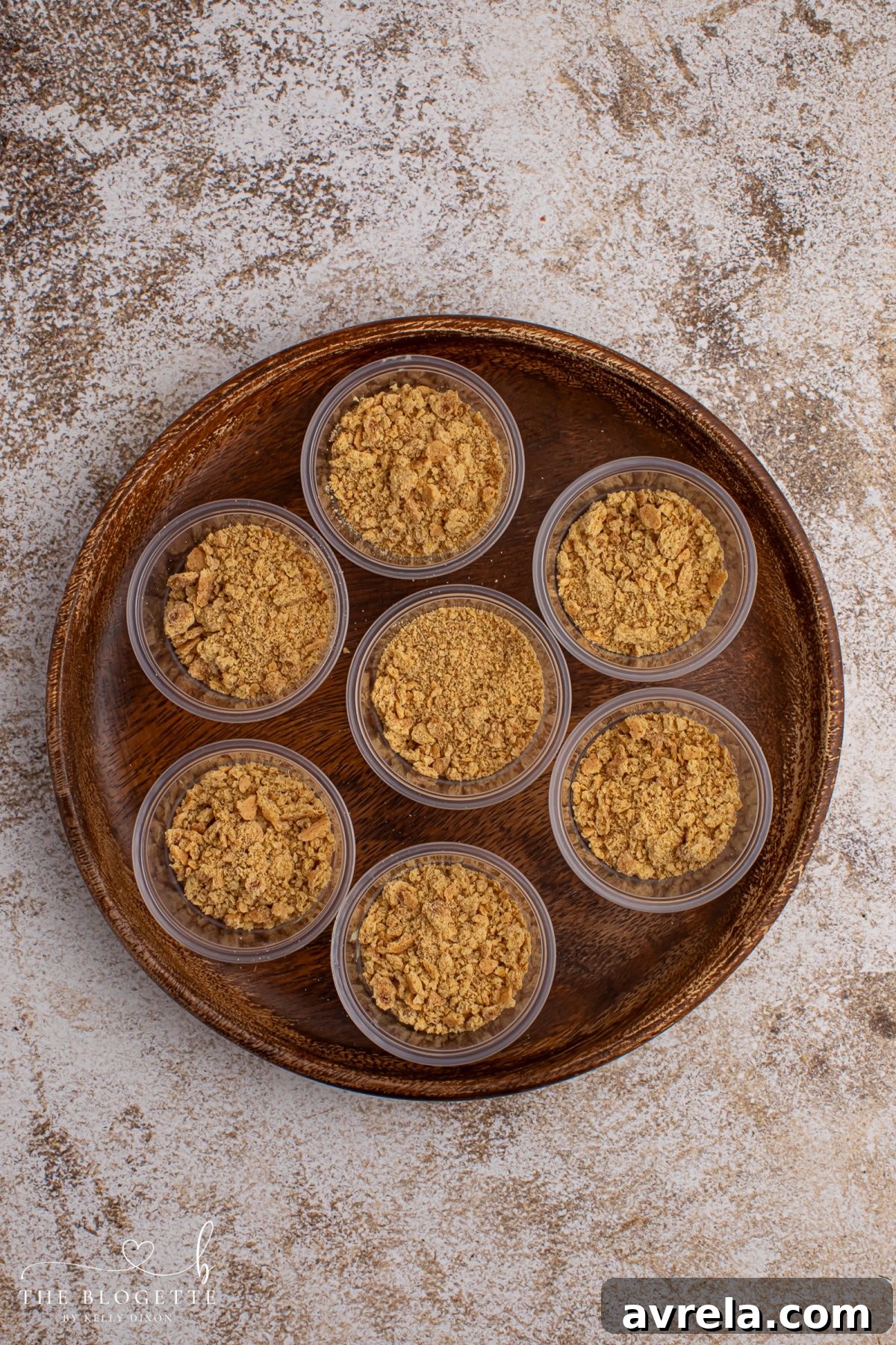 Velvety Pistachio Pudding Shots 7 Graham cracker layer