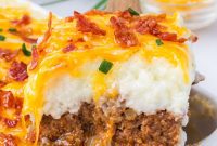 Ultimate Loaded Meatloaf and Potato Bake