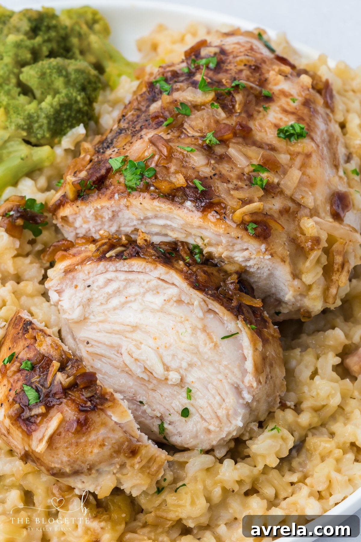 Easy, cozy, and completely hands-off white chicken and rice dinner. This Forgotten Chicken Casserole is a classic dump-and-bake chicken and rice dinner made with cream of mushroom soup, cream of chicken soup, and onion soup mix. Just layer, cover, and bake.