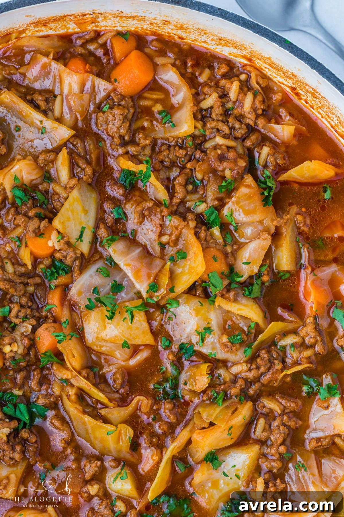 This easy cabbage roll soup recipe is comforting, filling, and perfect for cozy dinners.