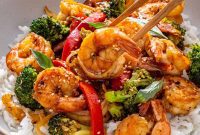 Speedy Shrimp and Fresh Vegetable Stir Fry