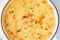 Irresistible Creamy Chicken Soup