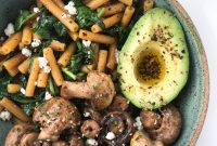 Lentil Pasta with Balsamic-Glazed Mushrooms and Parmesan