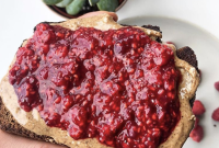 Open-Face AB&J Sandwich with 2-Ingredient Jam