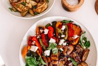Mediterranean Grill Bowls with Herbed Roasted Potatoes