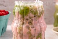 Raspberry Iced Matcha Latte Recipe: Refreshing Summer Drink