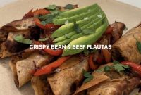 Crispy Beef and Bean Flautas – Easy Mexican-Style Dinner Recipe
