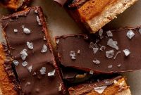 Pumpkin Twix Bars Recipe: Homemade Caramel Chocolate Squares