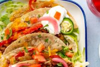 Crispy Baked Beef Tacos with Cheesy Taco Seasoning