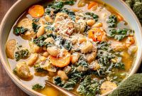 Hearty Sausage, White Bean and Kale Soup Recipe