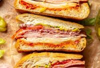 Italian Sub Panini Recipe: Classic Cold Italian Sandwiches