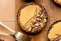 Peanut Butter Tart with Cookie Granola Crust — Easy No-Bake Dessert