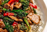 One-Pan Garlic Beef and Broccoli Stir-Fry Recipe