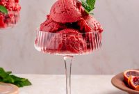 Blood Orange Sorbet Made with Just One Ingredient