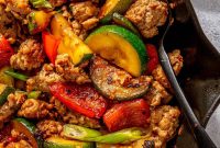 Spicy Sausage and Zucchini Skillet Dinner Recipe