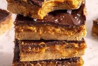 Salted Maple Protein Cookie Bars Recipe for High-Protein Snacks