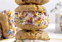 Funfetti Birthday Cake Ice Cream Sandwiches — Easy Recipe & Party Treat