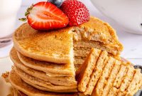 Fluffy Protein Cottage Cheese Pancakes — Sugar-Free, Kid-Friendly