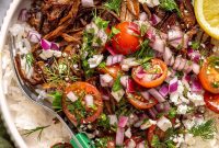Crispy Greek Beef Bowls in the Slow Cooker: Flavorful Weeknight Meal