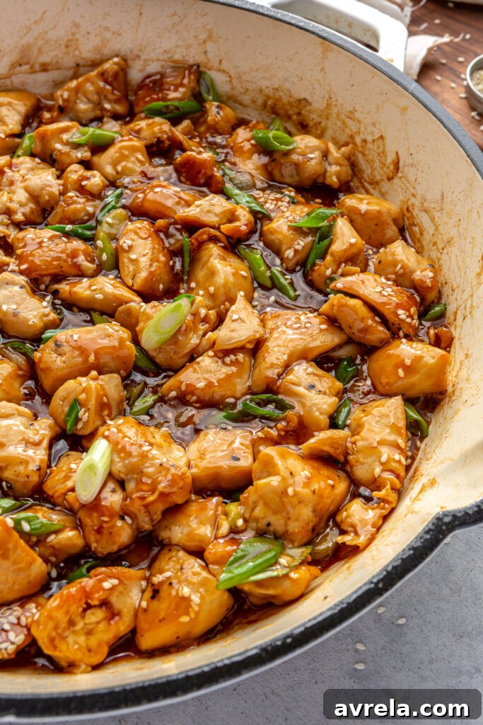 quick week night honey sesame chicken