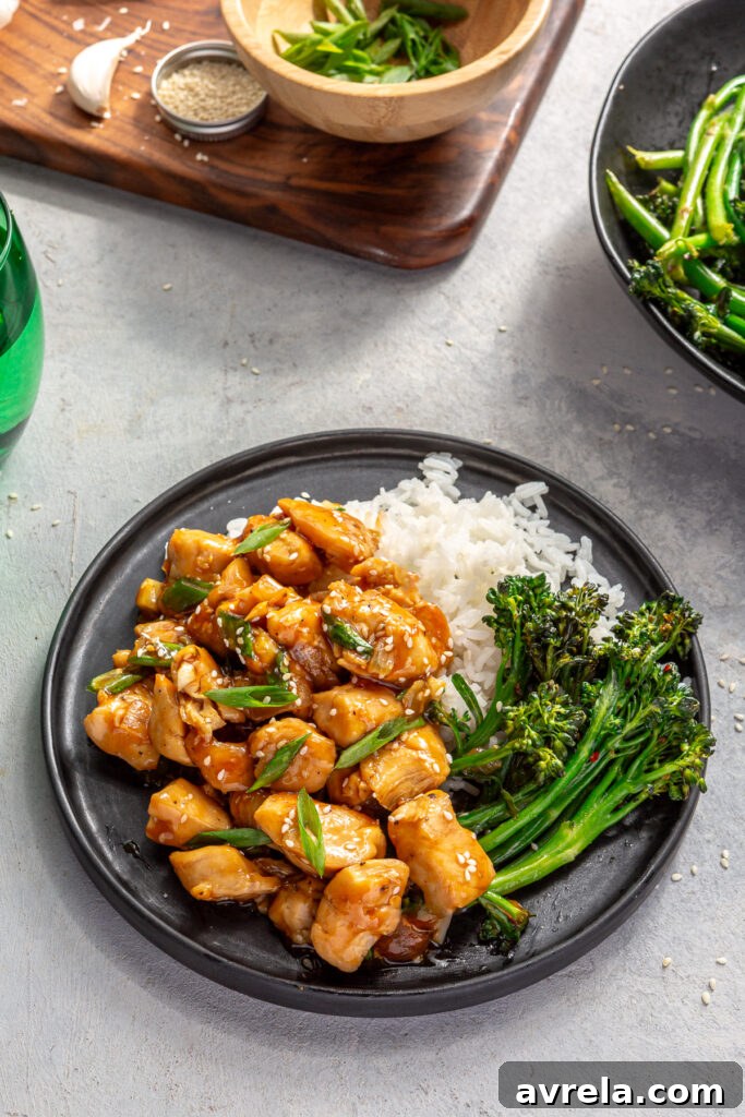 honey sesame chicken dinner 