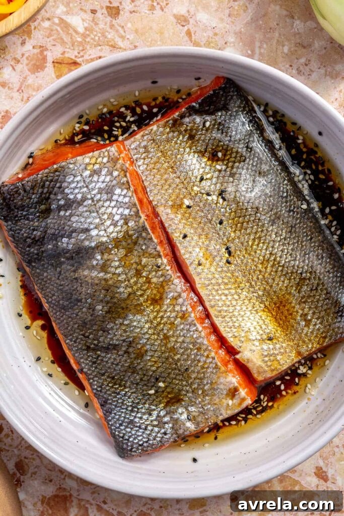 Prepared salmon