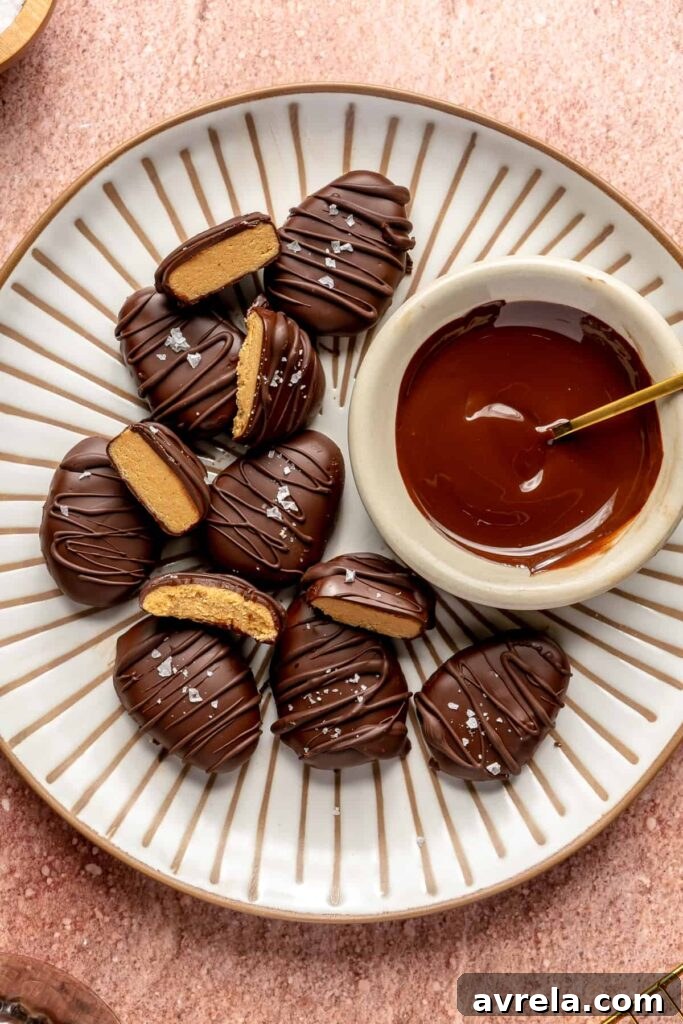 Copycat Reese’s Peanut Butter Eggs — Dairy-Free, Gluten-Free, Refined Sugar-Free 6 Copycat Reese's Peanut Butter Eggs Easter