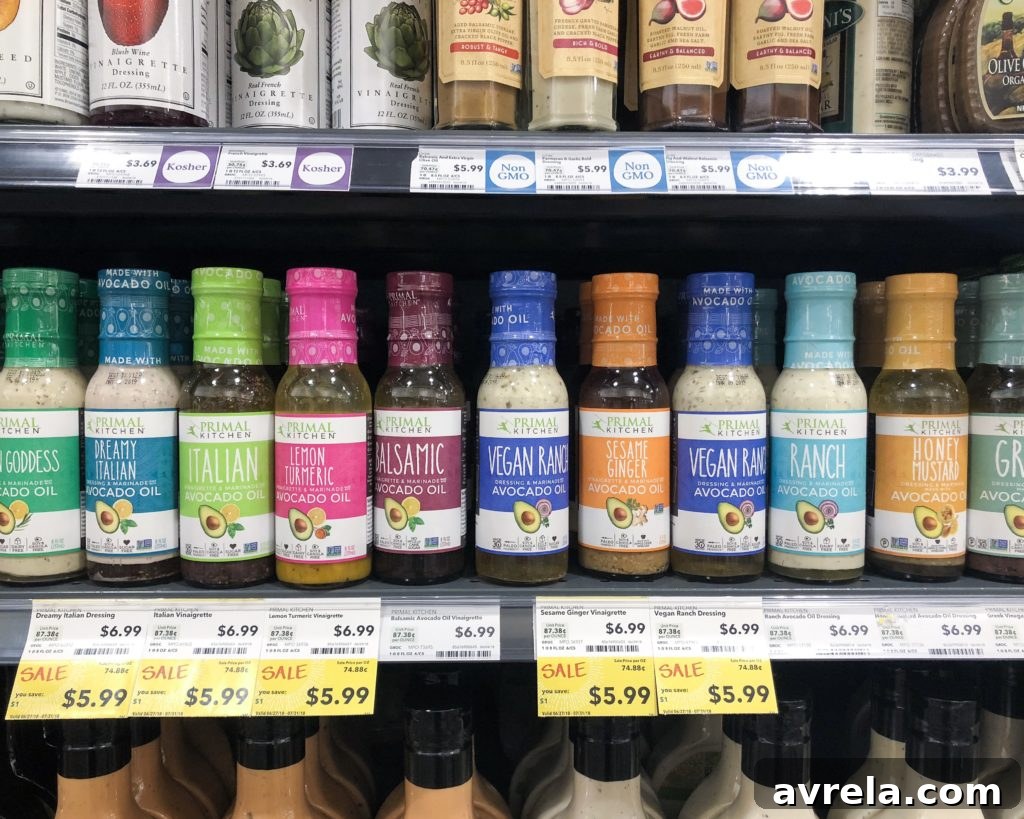 Whole Foods condiments