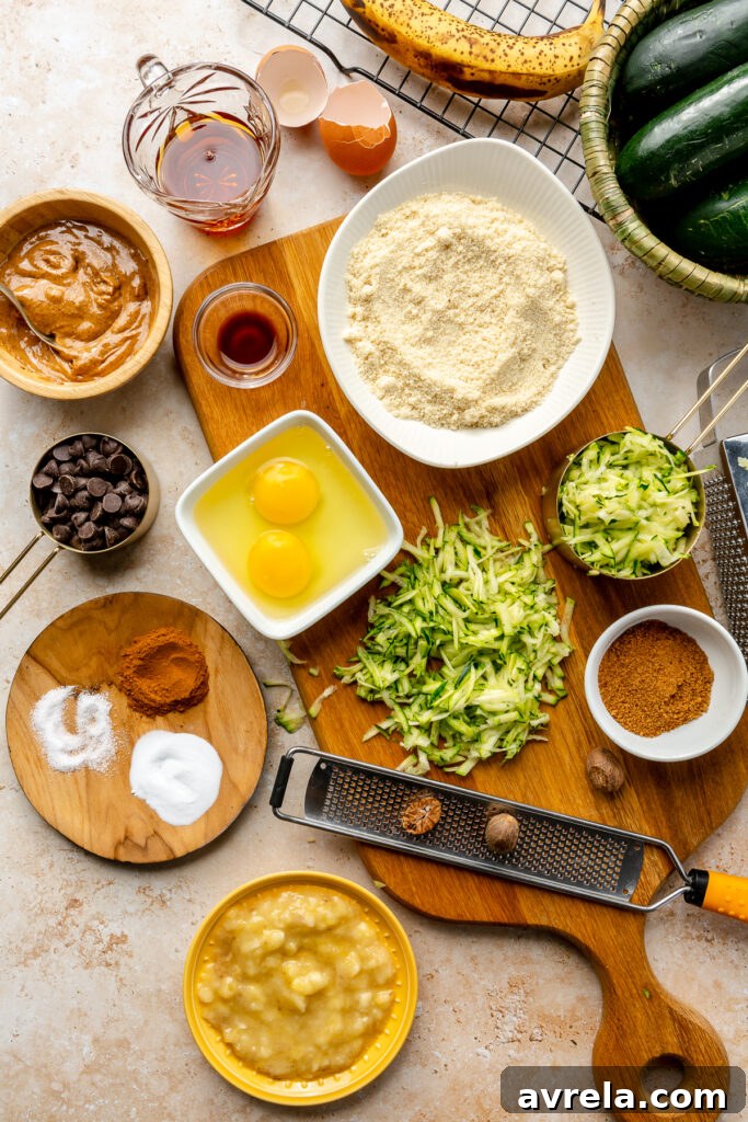 zucchini bread ingredients